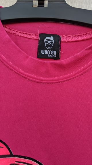 Maglietta vintage viola shocking S