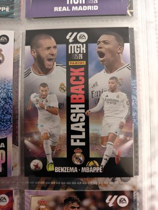 Cromo Benzema Mbappé Flashback 2025/26