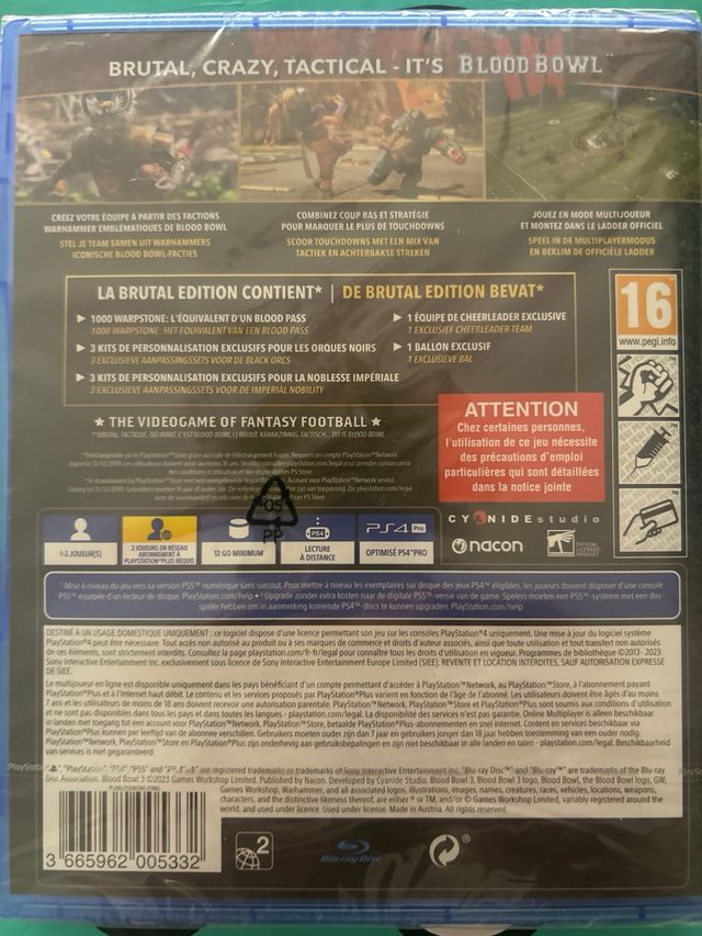 Blood Bowl Super Brutal Deluxe Edition PS4