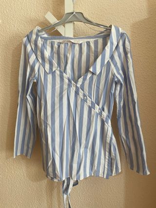 Camisa de popelín a rayas