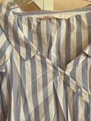 Camisa de popelín a rayas