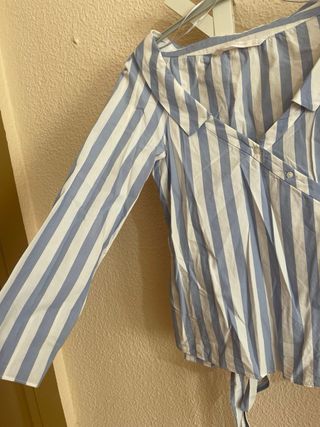 Camisa de popelín a rayas