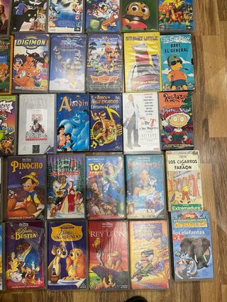 Colección de 50 cintas VHS. Disney