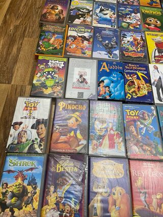 Colección de 50 cintas VHS. Disney