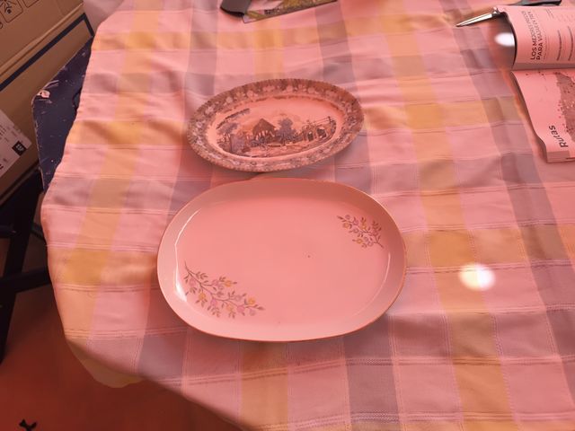 Bandejas de porcelana decoradas