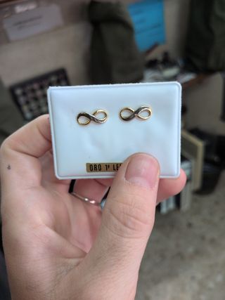 Pendientes Infinito Oro 