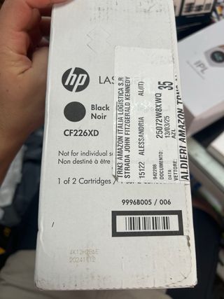 HP 26X CF226XD Tóner Negro Pack 2