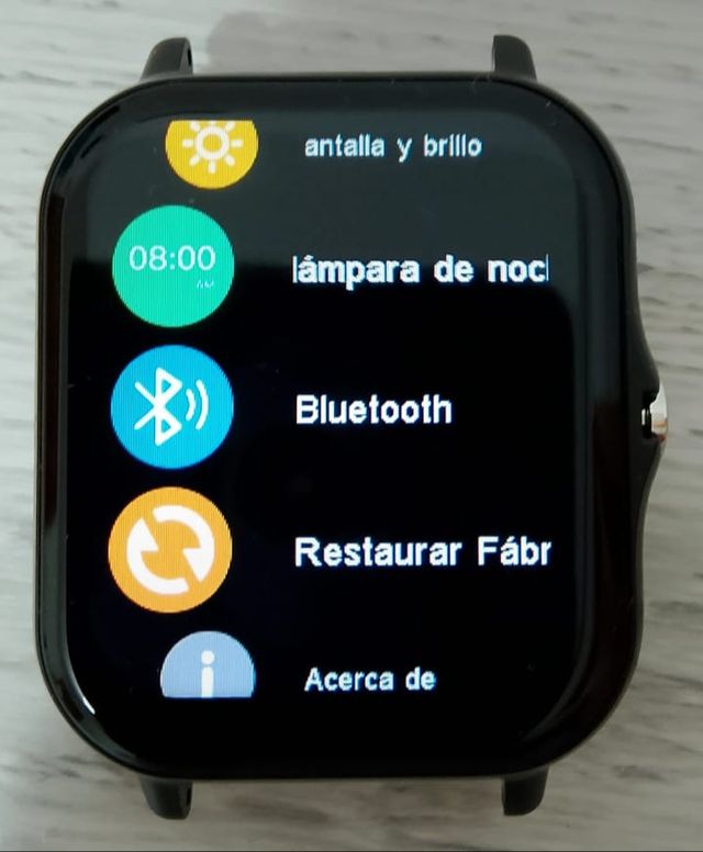 Reloj Inteligente Deportivo Negro