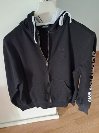 Felpa Scorpion Bay Nera con Zip