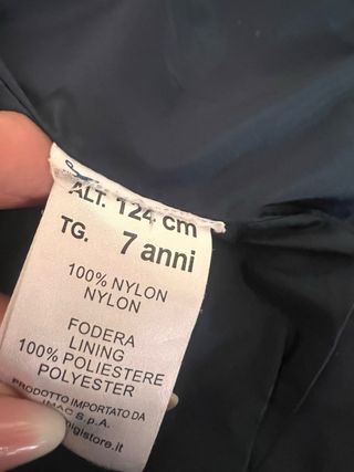 Giacca Primigi blu con cappuccio