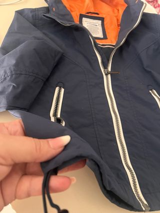 Giacca Primigi blu con cappuccio