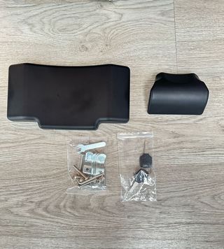 Maleta Moto Aluminio 55L Negra con Respaldo