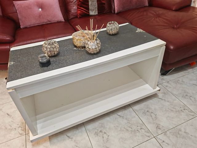 Sofá de Piel Conforama Rojo