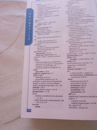 Diccionario Collins Inglés/Español.