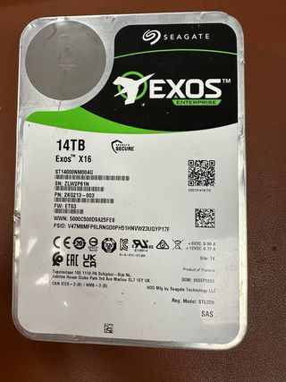 Seagate Exos X16 14TB HDD#W2P61N