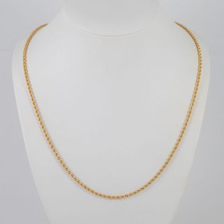 Cadena cordón oro 18k 750 60cm