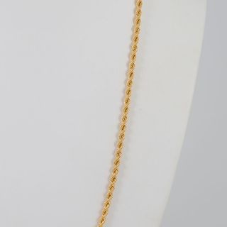 Cadena cordón oro 18k 750 60cm