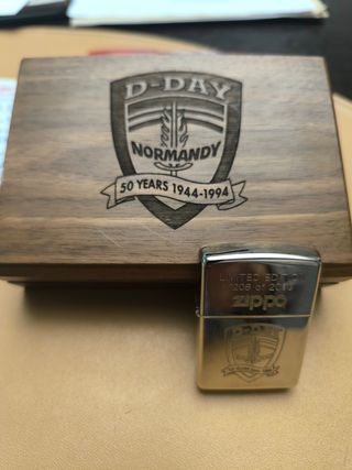 Encendedor Zippo Edición Limitada Día D 1944-1994