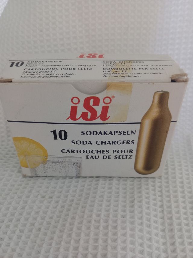 Cargas iSi para sifón de agua con gas