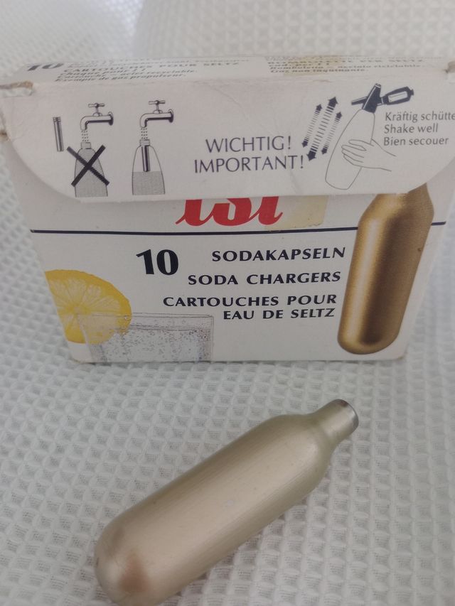 Cargas iSi para sifón de agua con gas