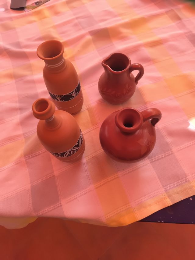 Jarros de Barro Decorativos pequeños