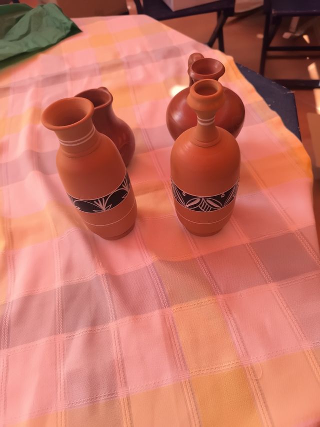 Jarros de Barro Decorativos pequeños