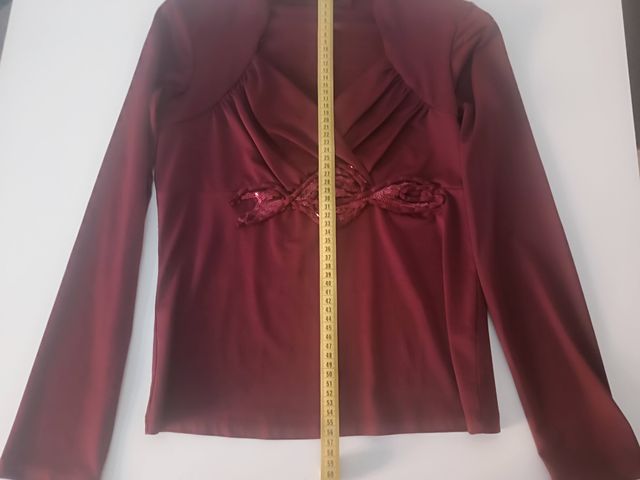 Maglia L.Campione Bordeaux Vintage Anni 2000