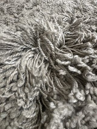 Alfombra grande gris 240x170 cm