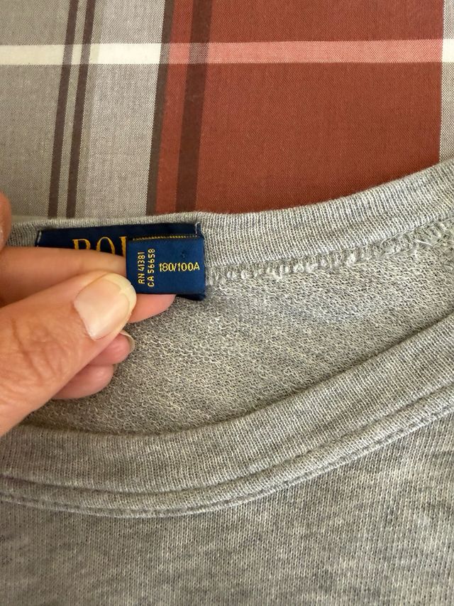 Polo Ralph Lauren Camiseta Gris Talla L