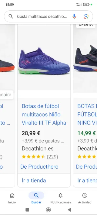 Botas de fútbol Kipsta moradas