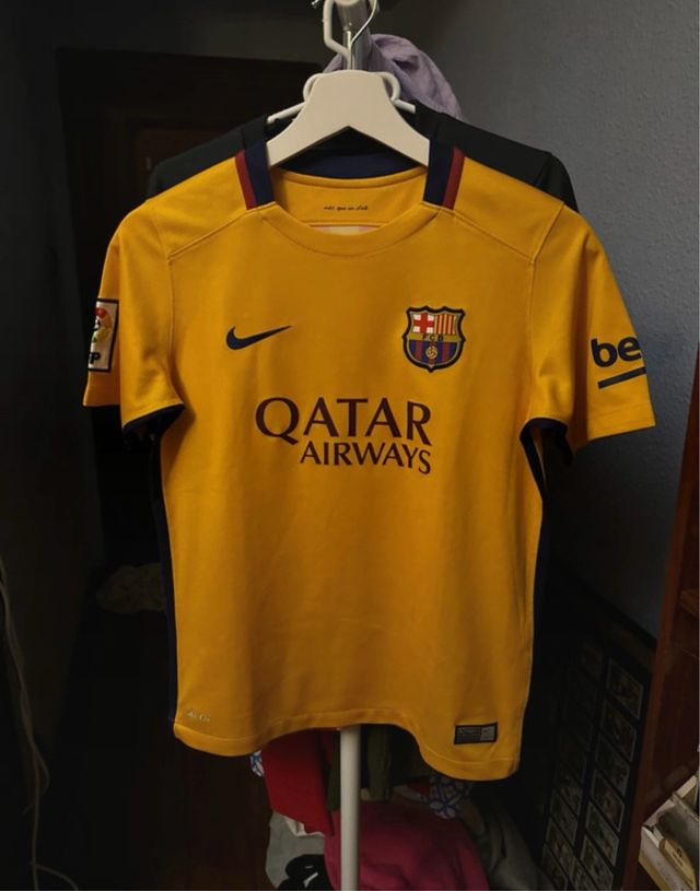 Camiseta FC Barcelona 2015-16 Nike Amarilla