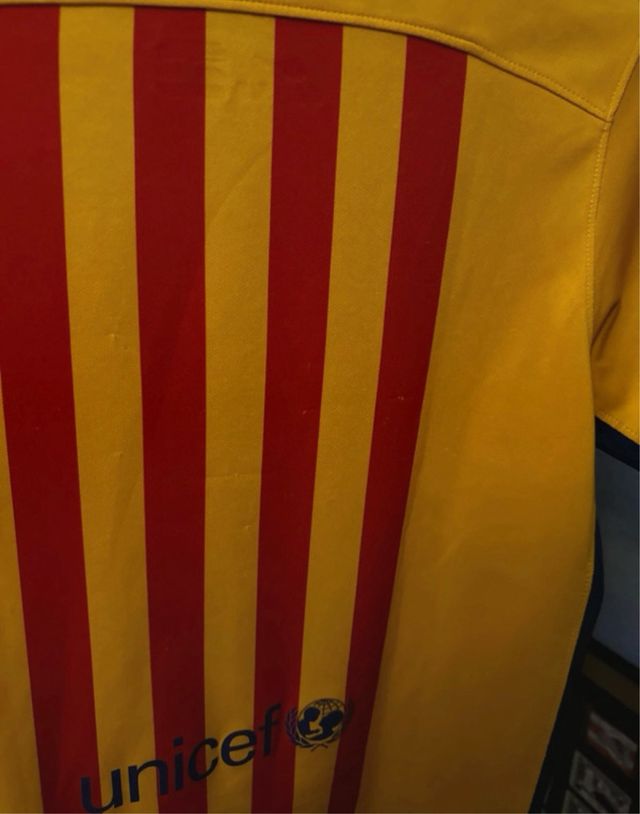 Camiseta FC Barcelona 2015-16 Nike Amarilla