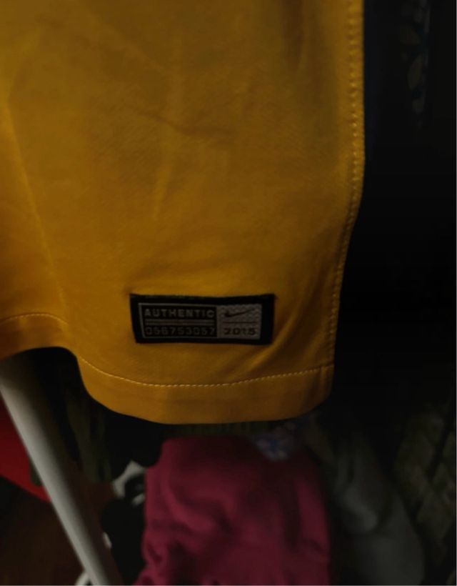 Camiseta FC Barcelona 2015-16 Nike Amarilla