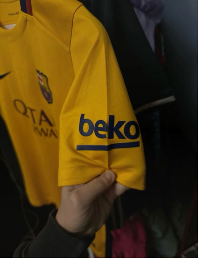 Camiseta FC Barcelona 2015-16 Nike Amarilla