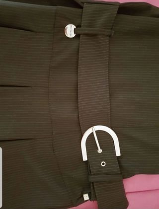 Vestido Artigli negro con cinturón
