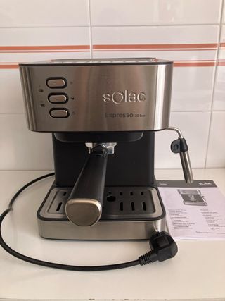 Cafetera Solac Espresso 20 bar