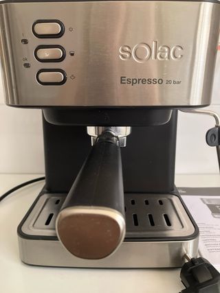 Cafetera Solac Espresso 20 bar