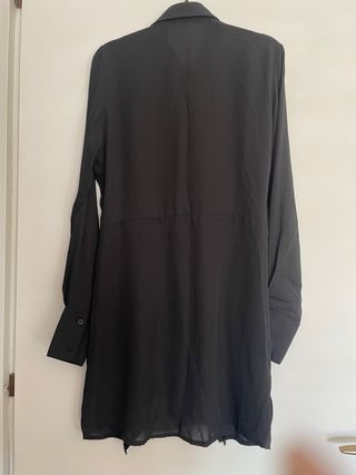 Camicia lunga nera donna XS