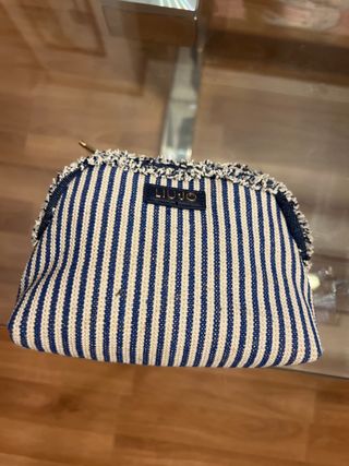 Bolso Liu Jo Rayas Azul y Beige