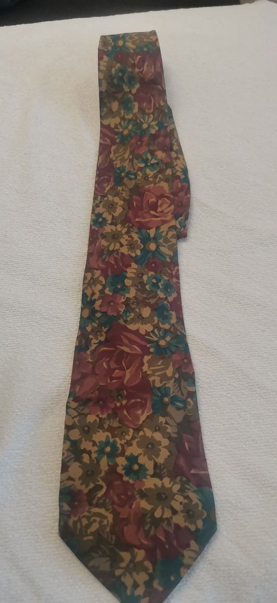 Corbata Seda Yves Saint Laurent Floral