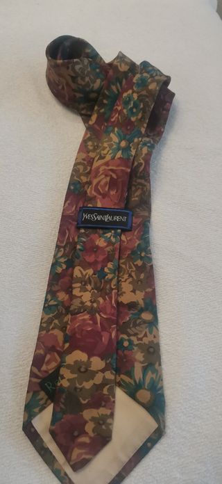 Corbata Seda Yves Saint Laurent Floral