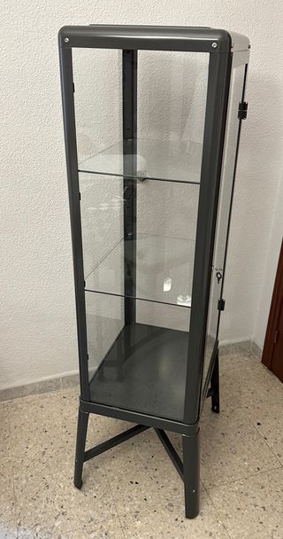 Vitrina Ikea Fabrikör - Metalica Negra