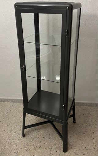 Vitrina Ikea Fabrikör - Metalica Negra