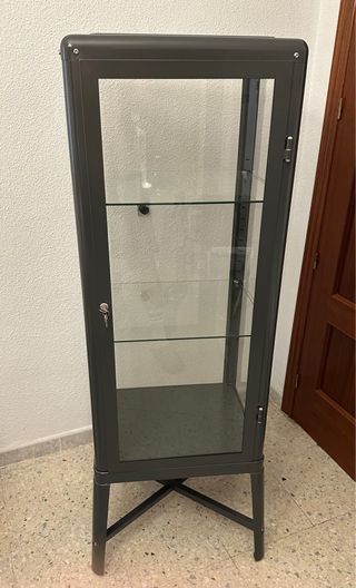 Vitrina Ikea Fabrikör - Metalica Negra