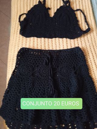 Conjunto ganchillo S-M