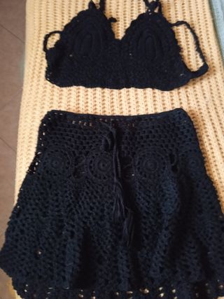 Conjunto ganchillo S-M