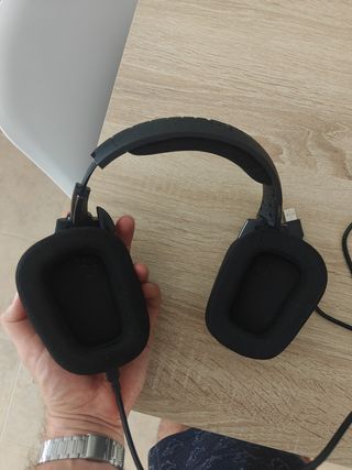 Cuffie Logitech G933+tastiera Dell