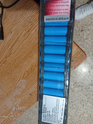 Batería Li-ion 36V 7800mAh para patinete