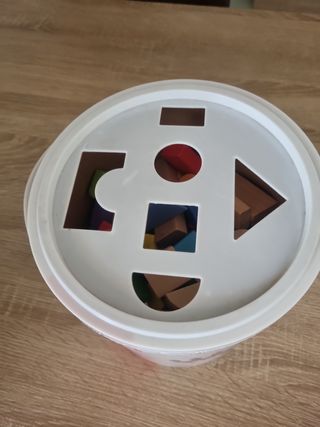 Bloques de construcción de madera 100 piezas