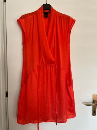 Abito Calvin Klein arancione taglia XS